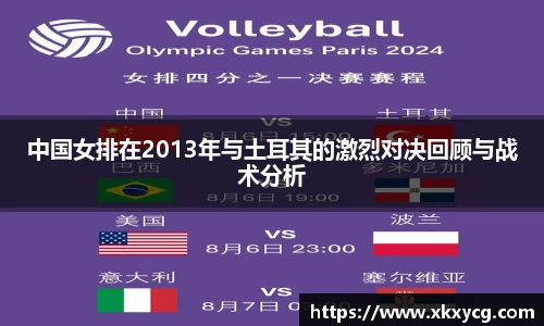 中国女排在2013年与土耳其的激烈对决回顾与战术分析